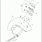 FLSTS 1BRY HERITAGE SPRINGER (2003) FRONT FENDER - FLSTS / I