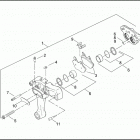 FLHTPI 1FMW ELECTRA GLIDE STANDARD POLICE (2003) Задний суппорт