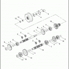 FLHRSEI2 1PGE CVO ROAD KING (2003) TRANSMISSION GEARS