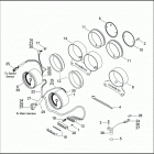 XL1200 1CAP SPORTSTER 1200 (2003) SPEEDOMETER & TACHOMETER