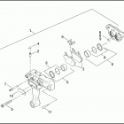 FXSTDSE 1PFD CVO SOFTAIL DEUCE (2003) Задний суппорт