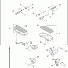 FXSTD 1BSY SOFTAIL DEUCE (2003) FOOTRESTS & FOOTBOARDS