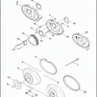 FLHT 1DDV ELECTRA GLIDE STANDARD (2003) AIR CLEANER AND ENRICHENER