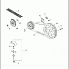 XL883C 4CJM SPORTSTER 883 CUSTOM (2003) BELTS & SPROCKETS