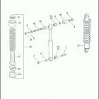 FXD 1GHV DYNA SUPER GLIDE (2003) SHOCK ABSORBERS - HYDRAULIC