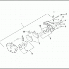 FXD 1GHV DYNA SUPER GLIDE (2003) Передний суппорт