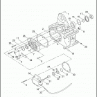 FXD 1GHV DYNA SUPER GLIDE (2003) TRANSMISSION BEARINGS & SIDE COVERS
