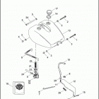 FXDWG3 1PEV CVO DYNA WIDE GLIDE (2002) Топливный бак
