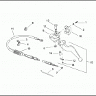 FLHRSEI 1PDC CVO ROAD KING (2002) Привод управления сцеплением