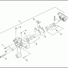 FXSTB 1BTY NIGHT TRAIN (2002) Задний суппорт