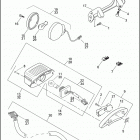 FLHTPI 1FMW ELECTRA GLIDE STANDARD POLICE (2002) TAIL LAMP & REAR TURN SIGNALS