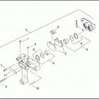 FXDWG3 1PEV CVO DYNA WIDE GLIDE (2002) Задний суппорт