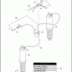 FLHTPI 1FMW ELECTRA GLIDE STANDARD POLICE (2002) REAR SHOCK ABSORBERS & AIR SUSPENSION SYSTEM