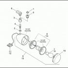 FLHRSEI 1PDC CVO ROAD KING (2002) FRONT TURN SIGNALS