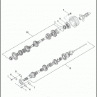 VRSCA 1HAZ VRSCA V-ROD (2002) TRANSMISSION GEARS
