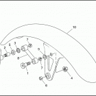 FXSTS 1BLY SPRINGER SOFTAIL (2002) FRONT FENDER - FXSTS / I
