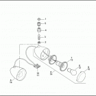 VRSCA 1HAZ VRSCA V-ROD (2002) FRONT TURN SIGNALS