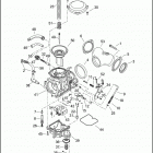 FXDWG2 1PBV CVO DYNA WIDE GLIDE (2001) Карбюратор