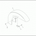 FLHRSEI 1PDC CVO ROAD KING (2002) Переднее крыло