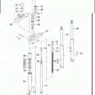 FXSTDI 1JBB SOFTAIL DEUCE (2002) FRONT FORK - FXSTD / I