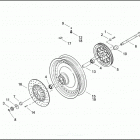 FLHRSEI 1PDC CVO ROAD KING (2002) Заднее колесо