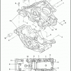 VRSCA 1HAZ VRSCA V-ROD (2002) CRANKCASE - UPPER & LOWER