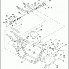 FLHRSEI 1PDC CVO ROAD KING (2002) FRAME, REAR FORK & JIFFY STAND