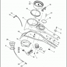 FLHRSEI 1PDC CVO ROAD KING (2002) FUEL TANK CONSOLE