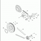 FXSTB 1BTY NIGHT TRAIN (2002) BELTS, CHAINS AND SPROCKETS