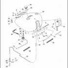 FXSTB 1BTY NIGHT TRAIN (2002) Топливный бак