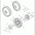 FXSTB 1BTY NIGHT TRAIN (2002) Заднее колесо