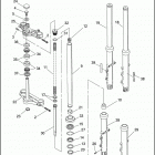FXD 1GHV DYNA SUPER GLIDE (2002) FRONT FORK - FXD & FXDL