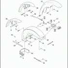 FXSTB 1BTY NIGHT TRAIN (2002) FRONT FENDER - FXST / I, FXSTB / I, FXSTD / I, FLSTC / I...