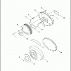 FLHTPI 1FMW ELECTRA GLIDE STANDARD POLICE (2002) Воздушный фильтр