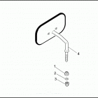 FLHT 1DDV ELECTRA GLIDE STANDARD (2002) Зеркало