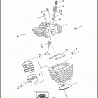FXSTB 1BTY NIGHT TRAIN (2002) CYLINDERS, HEADS & VALVES - TWIN CAM 88B ™