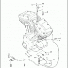 FLHT 1DDV ELECTRA GLIDE STANDARD (2002) ENGINE SENSORS AND SWITCHES