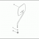 FLHTPI 1FMW ELECTRA GLIDE STANDARD POLICE (2002) Зеркало