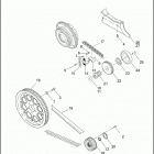 FLHT 1DDV ELECTRA GLIDE STANDARD (2002) BELTS, CHAINS AND SPROCKETS