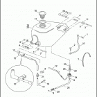 XL883C 4CJM SPORTSTER 883 CUSTOM (2002) Топливный бак