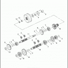 FXSTB 1BTY NIGHT TRAIN (2002) TRANSMISSION GEARS