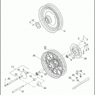 FXSTB 1BTY NIGHT TRAIN (2002) Переднее колесо