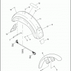 FXDP 1GKV DYNA DEFENDER (2002) FRONT & REAR FENDER