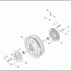 FLHTPI 1FMW ELECTRA GLIDE STANDARD POLICE (2002) Заднее колесо