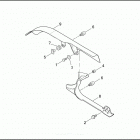 FXSTB 1BTY NIGHT TRAIN (2002) REAR BELT GUARD