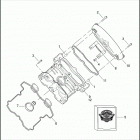 VRSCA 1HAZ VRSCA V-ROD (2002) CAM COVERS - FRONT SHOWN