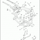 FXDXT 1GLV DYNA SUPER GLIDE T-SPORT (2002) FRAME & JIFFY STAND