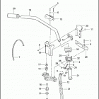 XL883C 4CJM SPORTSTER 883 CUSTOM (2002) HANDLEBAR AND THROTTLE CONTROL - 883 / 1200 CUSTOM