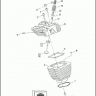 FLHRSEI 1PDC CVO ROAD KING (2002) CYLINDERS, HEADS & VALVES -  1550