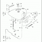 FXSTI 1BVB SOFTAIL STANDARD (2001) FUEL TANK - FUEL INJECTED